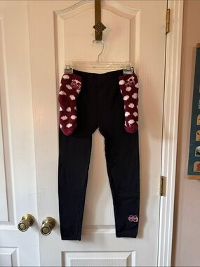 E30 Zoozatz Black leggings with matching socks